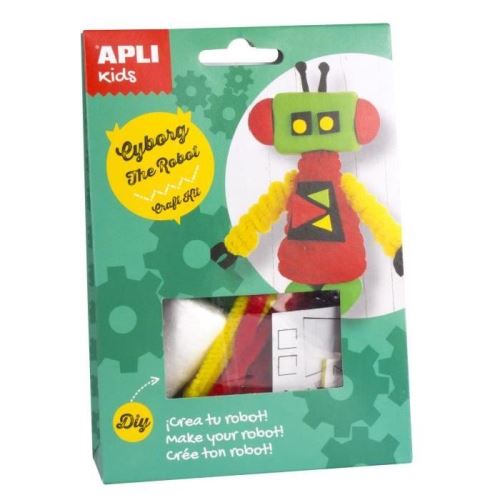 Apli cyborg le robot boite kit créatif 014704