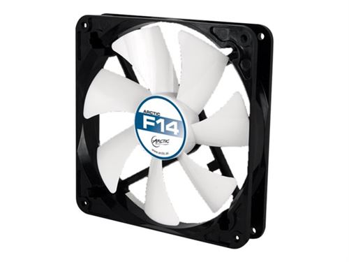 ARCTIC F14 PWM - 140 mm PWM Ventilateur Boîtier - Refroidisseur Silencieux Standard - Signal-PWM pour reglage du RPM - Montage Push-Pull