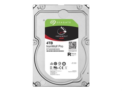 Seagate Ironwolf Pro St4000Ne0025 - Disque Dur - 4To - Sata 6Gb/S