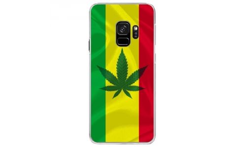 Coque rigide transparente pour Samsung Galaxy S9 avec impression Motifs rasta