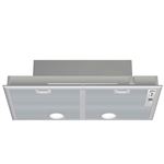 Neff N 30 D5855X1 - Hotte - groupe filtrant - Niche - largeur : 70 cm - profondeur : 35 cm - extraction et recirculation (avec kit de recirculation supplémentaire) - avec moteur interne - argent métallique