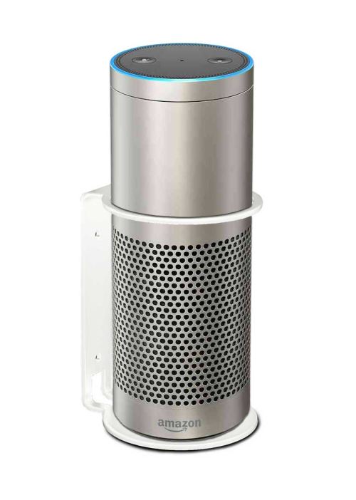 Vebos support mural Amazon Echo Plus blanc