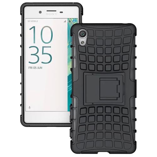Coque Anti Choc Pour Sony Xperia L1 Modèle Spider - Noir