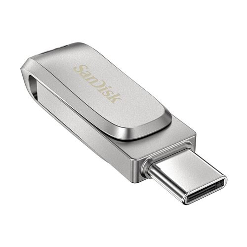 Clé USB SanDisk Ultra Luxe USB 3.1 Type-C 256 Go Argent - Clé USB - Achat &  prix