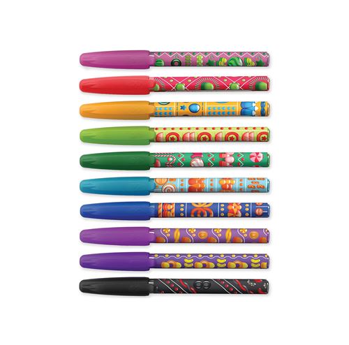 Paper Mate inkjoy 100 Mini Candy Pop - 10 Stylos bille avec capuchon -  Assortiment de couleurs - Pointe moyenne 1.0mm - sous blister - Stylo à  bille - Achat & prix