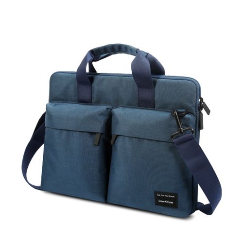 Sacoche en TPU éclaboussures polyester unique anti-rfid épaule, taille: 360 x 265 x 30 mm bleu pour votre Laptop 13.3-inch