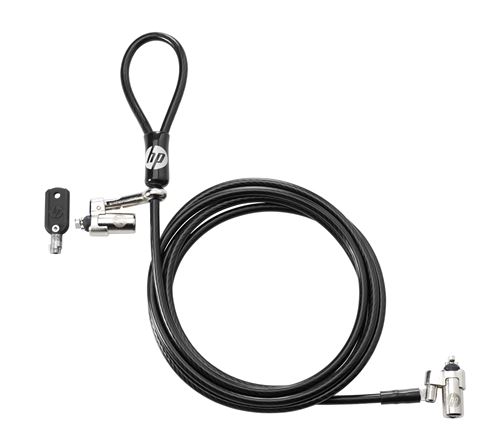 Ordinateur / PC Portable HP Nano Master - Security cable lock - for Chromebook 11 G7, 11A G6, 14A G5; Chromebook x360; Elite x2; EliteBook x360; ZBook 15v G5