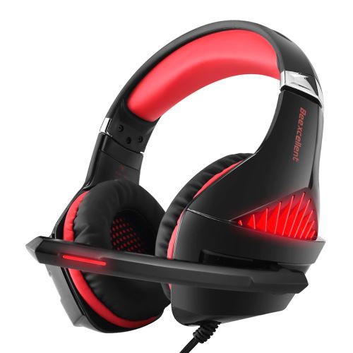 Générique 3,5 Mm Gaming Jeu Casque Stéréo Surround Usb Micro Casque Led Pour Pc Portable