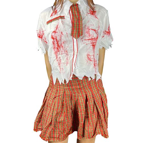 Costume collegienne zombie