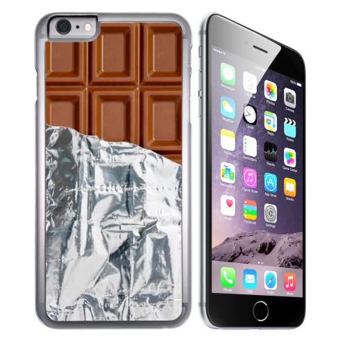 Coque pour iPhone 6 Plus et iPhone 6S Plus tablette chocolat alu