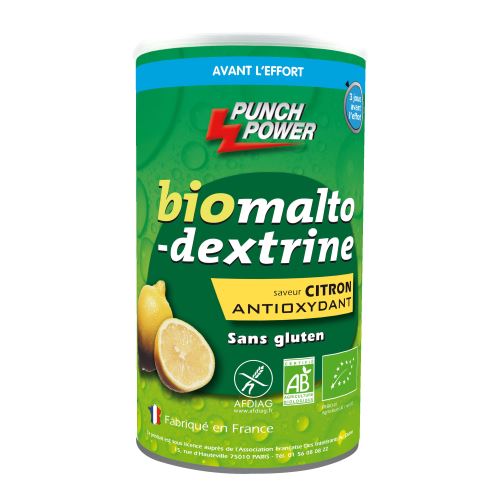 Boisson Biomaltodextrine Punch Power citron antioxydant – 500g
