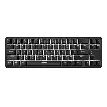 Clavier Mécanique Sans Fil Bluetooth 68 Touches - Touches Interchangeables à Chaud - Multicolore - Neuf