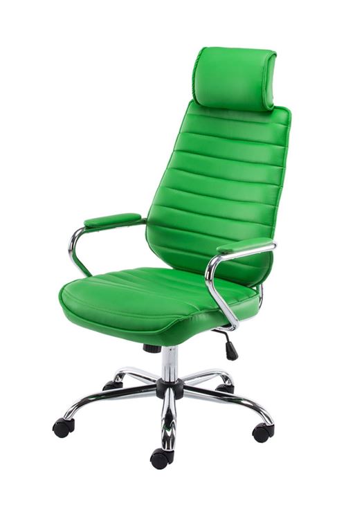 CLP Fauteuil de bureau Rako similicuir , Vert