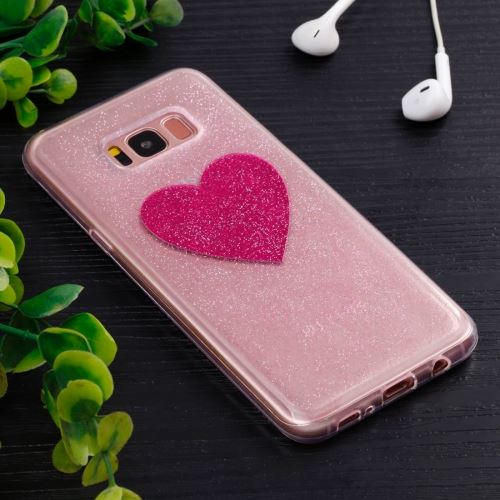 Galaxy S8 Coque Protection TPU Cœur Magenta ALS52598