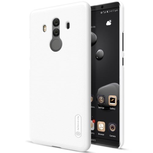 Huawei Mate 10 Pro Coque Protection Plastique Texture concave-convexe Blanc ALS53560