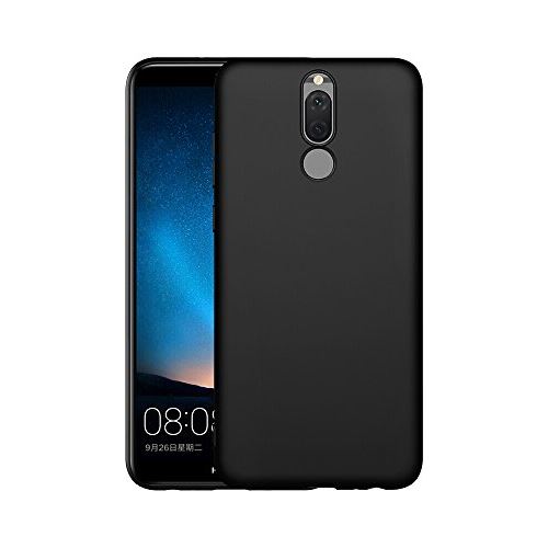 Olliwon Coque Huawei Mate 10 Lite, Ultra Mince Antichoc Silicone TPU Fine Housse Etui Coque Protection Case Cover pour Huawei Mate 10 Lite - Noir