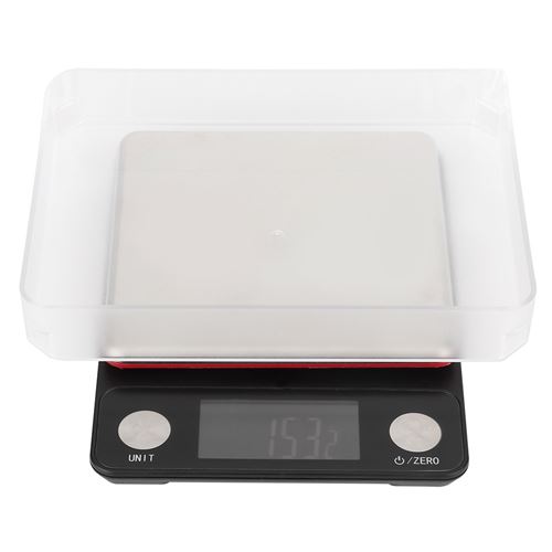 Balance de cuisine rechargeable USB 5kg / 0.1g - Noir
