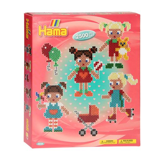Set de repassage Hama - Poupées, 2500ème.