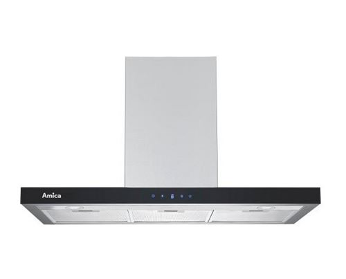 Hotte décorative murale 90cm 69db 645m3/h inox Amica ah2439