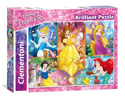 Clementoni puzzle puzzle Princess Brilliant 104 pièces
