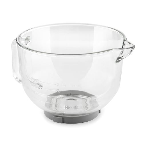 Klarstein Bella Glass Bowl - Bol en verre 2,5l - accessoire pour robot de cuisine