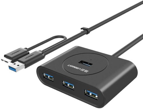 Hub USB 3.0 Hub 4 Ports Dock USB Multiport SuperSpeed avec Micro USB 3.0 OTG