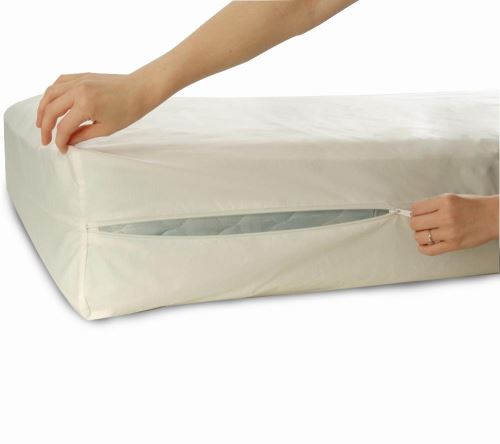 Allersoft Protège-matelas anti-acariens et punaises de lit en coton 90 x 200 x 8 cm