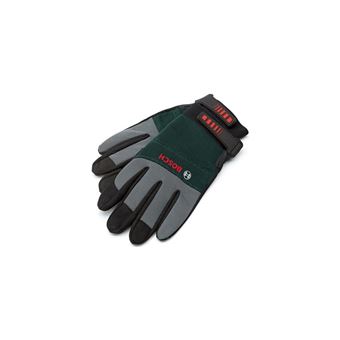 Gants de protection Bosch Home and Garden F016800292 Surface extérieure : fibres synthétiques; Surface intérieure : cuir synthétique avec protection - 1