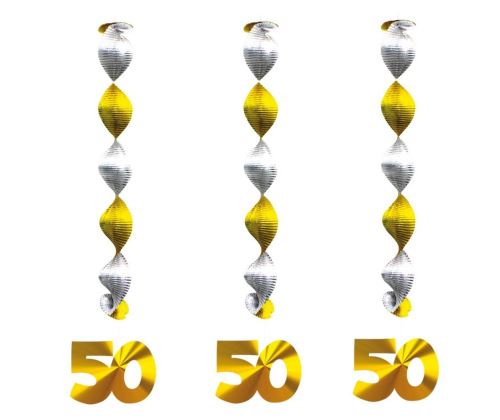 Suspensions déco 50 ans Lot de 3