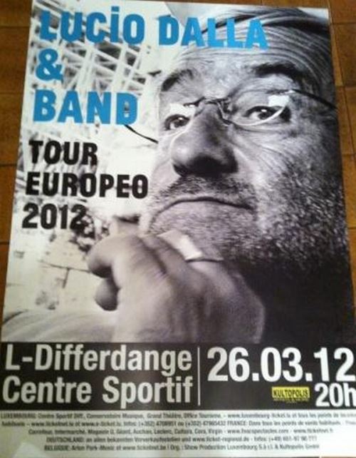 Lucio DALLA & band - 80x120 cm - AFFICHE / POSTER