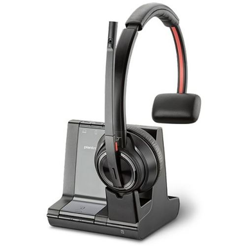 Plantronics W8210 Usb Monaural Téléphone Micro-Casque Supra-Auriculaire Bluetooth, Dect Mono Noir Noise Cancelling Mise En Sourdine Du Microphone