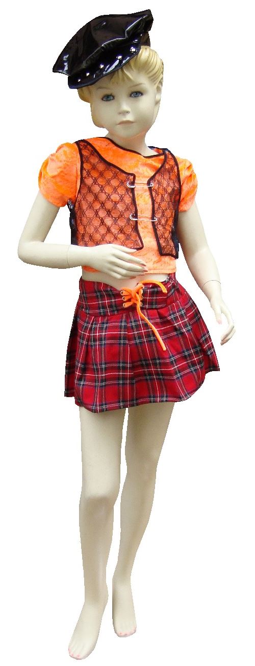 Deguisement fille : ecossaise 6-8 ans - costume carnaval - enfant