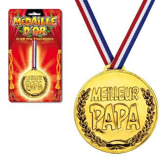 Medaille D Or Meilleur Papa