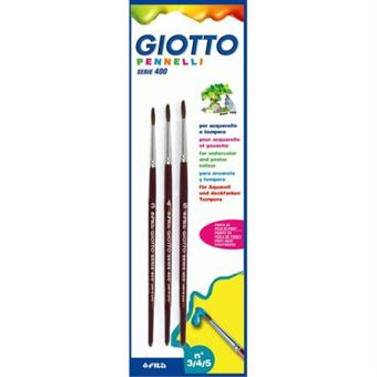 GIOTTO série 577 Blister 3 pinceaux n°6,8,10 