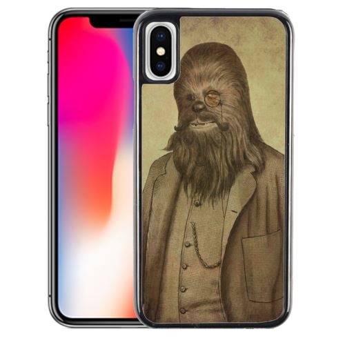 Coque pour iPhone XR star wars vintage chewbacca
