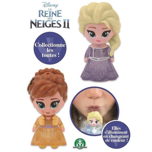 GIOCHI PREZIOSI La Reine des Neiges 2 -2 Figurines Whisper + Glow Lumineuses - Modeles aleatoires 