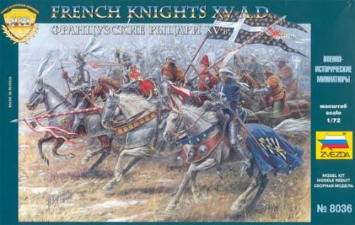 Chevaliers français en armure