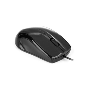 NGS Mist - Souris - droitiers et gauchers - optique - 2 boutons - filaire - USB - noir - Pour la vente au détail - boîte de suspension - 1