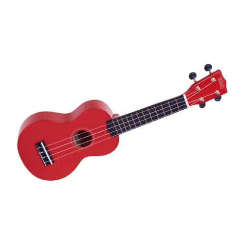 Mahalo Rainbow MR1-RD - Ukulele Soprano rouge brillant + housse