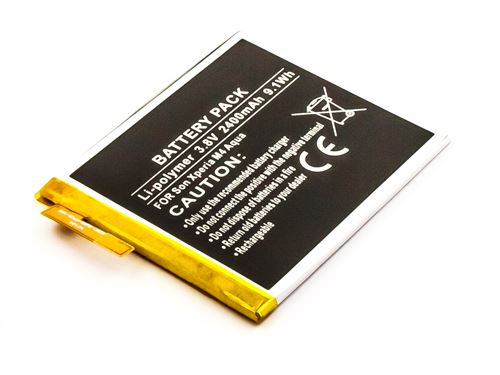 Battery Son XPERIA M4 Aqua, Li-Polymer, 3,8V, 2400mAh, 9,1Wh, built-in, w/o tools