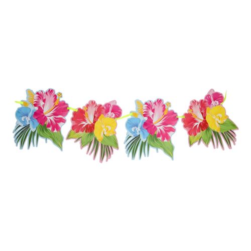 Guirlande de fleurs tropicales, 6mtr.