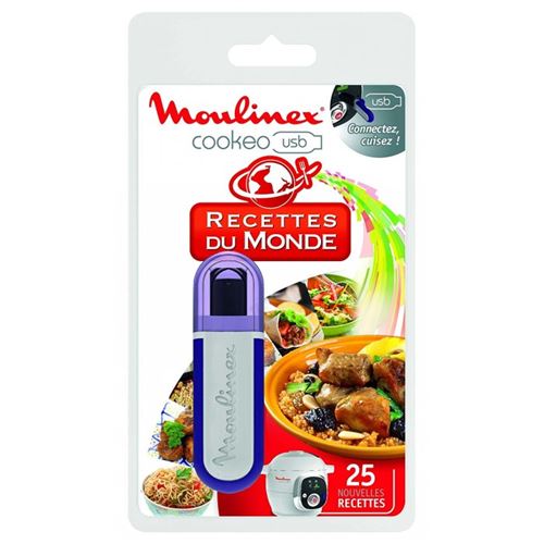 Clé usb - 25 recettes du monde pour robot cookeo moulinex