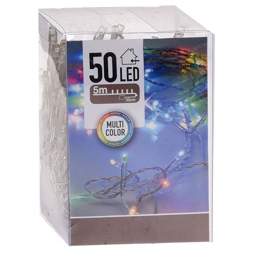 Lumières LED multicolores, 50pcs