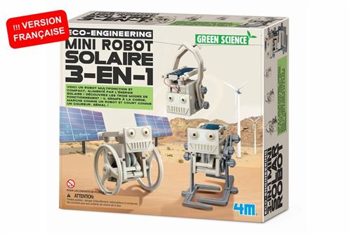 4M Kidzlabs la science verte mini-robot 3 en 1 24 cm 24 feuilles  -  reconditionné disponible sur Fnac