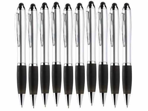 Pearl : 10 stylos à bille 2 en 1 avec stylet