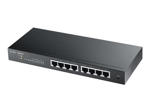Zyxel GS1900-8 - Commutateur - intelligent - 8 x 10/100/1000 - de bureau, fixation murale