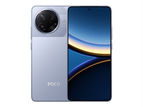 Xiaomi POCO F7 Pro - 5G smartphone - double SIM - RAM 12 Go / Mémoire interne 512 Go - écran OEL - 6.67 - 3200 x 1440 pixels (120 Hz) - 2x caméras arrière 50 MP, 8 MP - front camera 20 MP - bleu