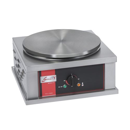 Cr&ecirc;pi&egrave;re Electrique Carr&eacute;e &agrave; Usage Intensif - &Oslash; 400 mm - Sofraca