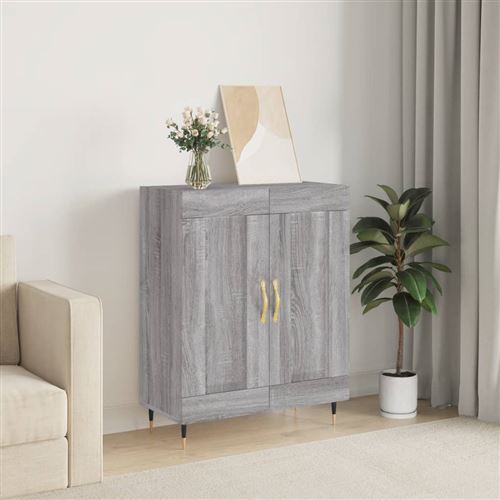 VIDAXL - Buffet - Meuble de Rangement - Moderne - Sonoma Gris - Image 2