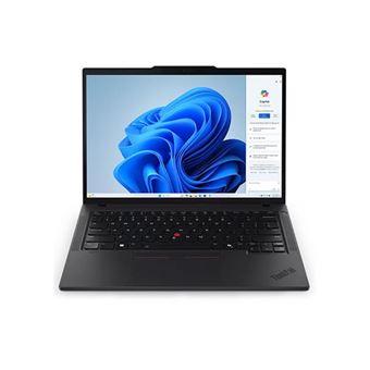 Lenovo ThinkPad T14 Gen 5 21ML - Conception de charnière à 180 degrés - Intel Core Ultra 7 - 155U / jusqu'à 4.8 GHz - Win 11 Pro - Intel Graphics - 64 Go RAM - 1 To SSD TCG Opal Encryption 2, NVMe, Performance - 14" IPS 1920 x 1200 - Gigabit Ethernet